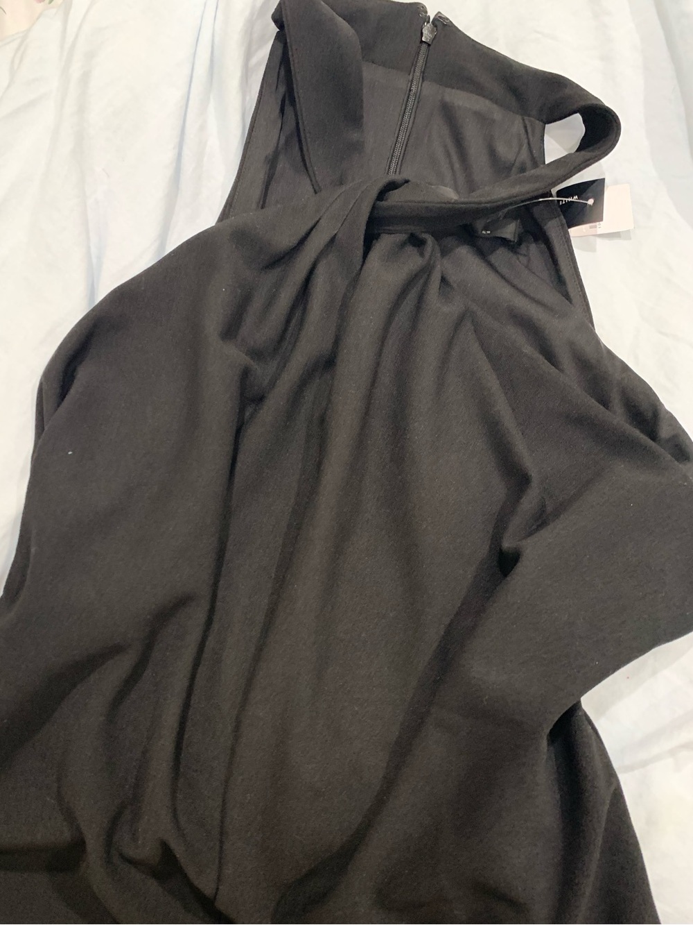 White House Black Market Black Sleeveless Blouse